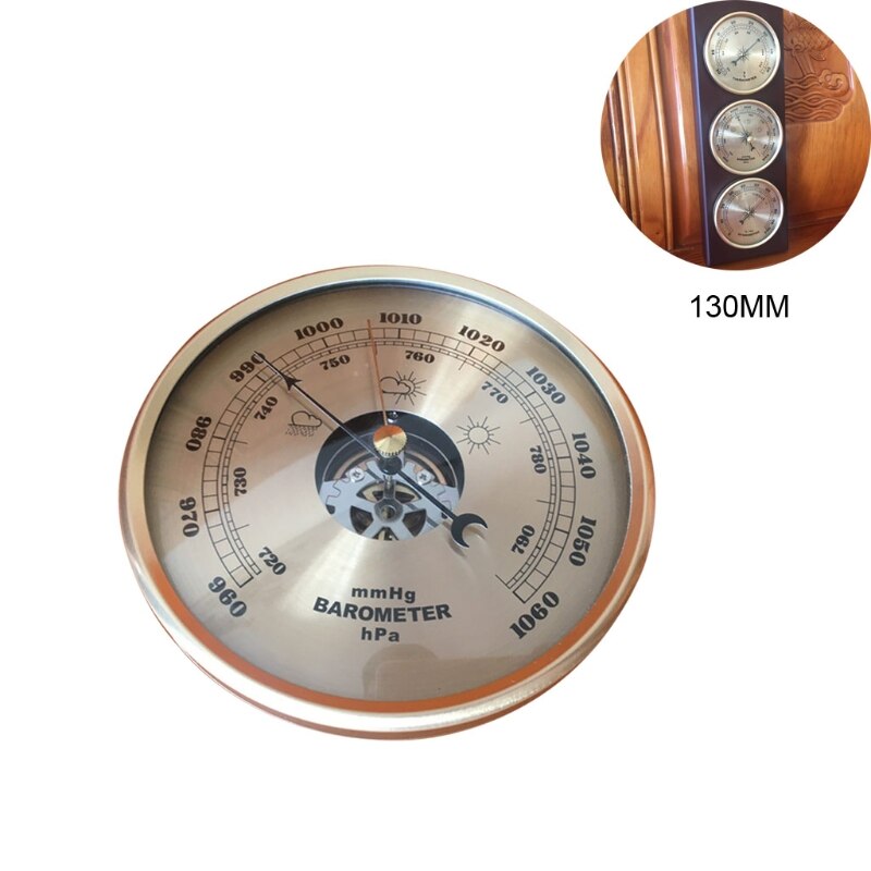 Zauberstab Montiert Barometer Luftdruck Überwachung Instrument Genaue nasser Vorhersage mmHg/hPa nasser Vorhersage: Gelb