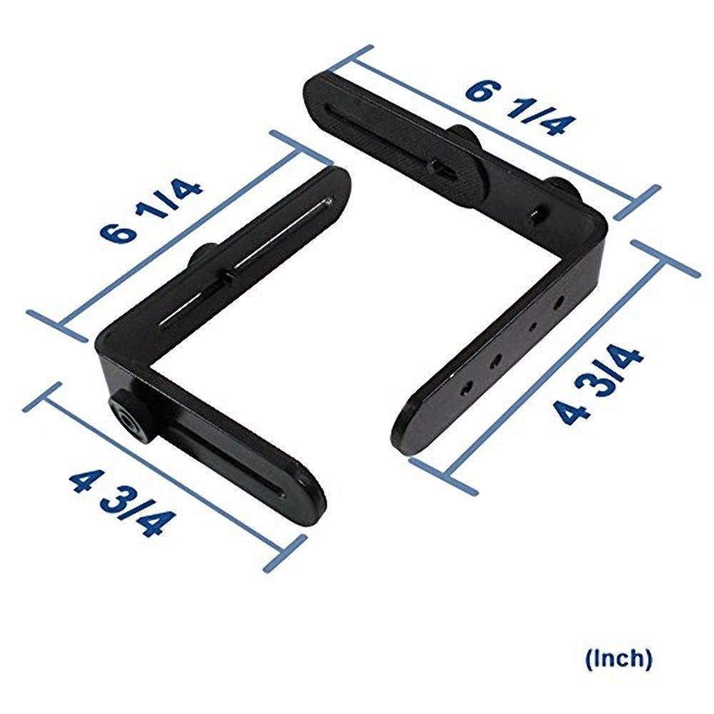 Dual L Shape Camera Flash Bracket, Metal Aluminum Alloy, 1/4" Universal Thread, Speedlite &amp; DSLR Camera Holder / Mount, Photo St