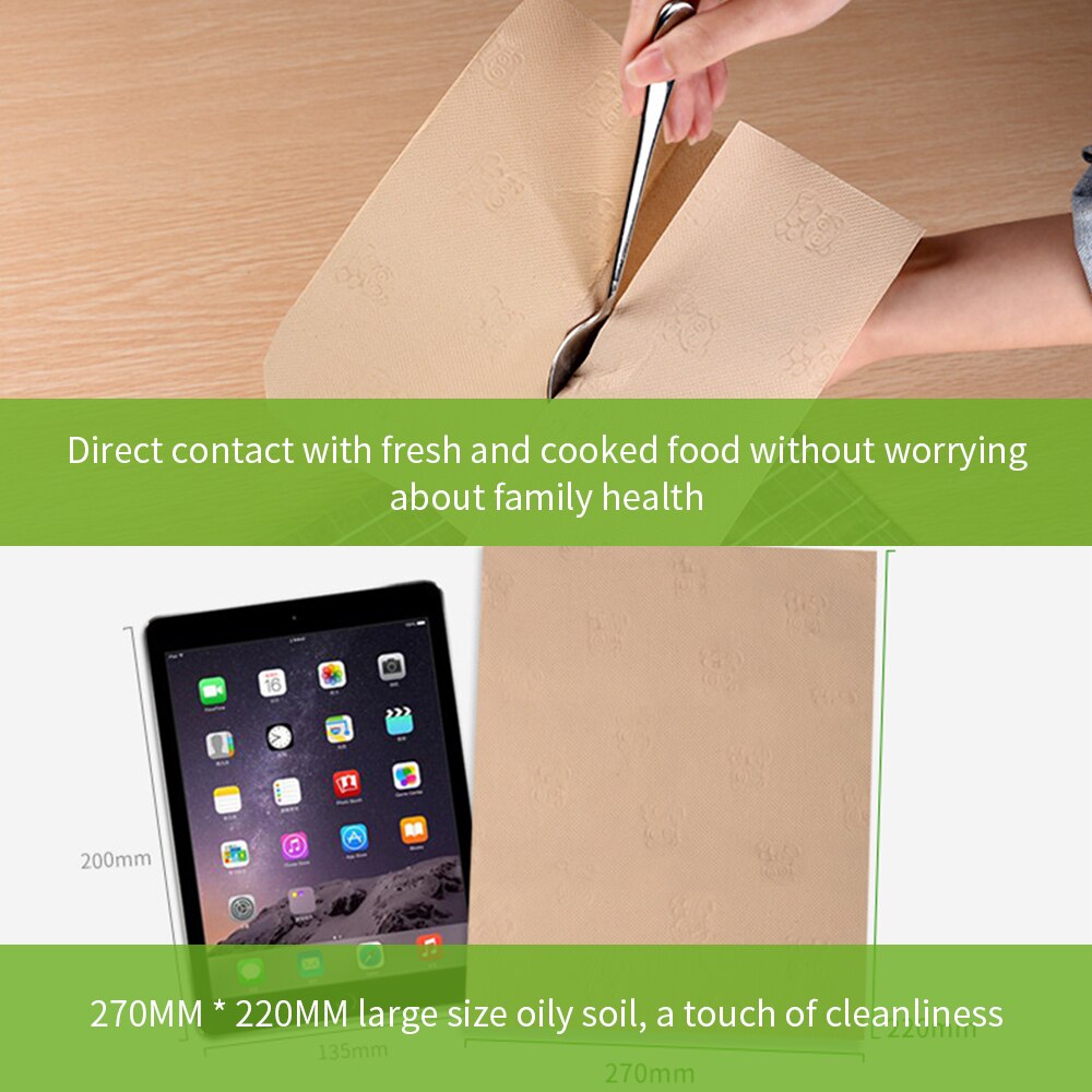 Multifold Paper Towels With Fast-Drying Absorbency Kitchen Absorbent Paper Towels Bamboo Pulp Natural Paper