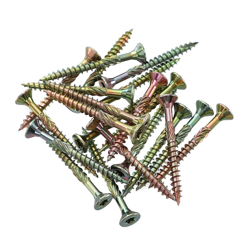 100PCS Galvanized Woodworking Screw T25 Torx Self-Tapping Screw Deck Screw/ Wood Screw/ Binding Screw 35/45/60/80MM