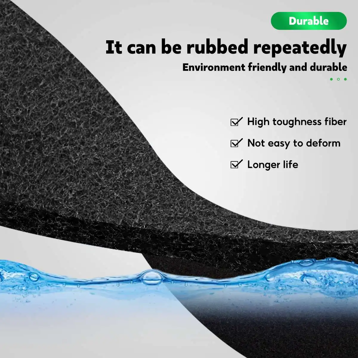 Extractor de campana extractora de carbón activado, filtro de algodón para escape de humo, piezas de campana extractora de cocina para el hogar, 47x114cm, color negro