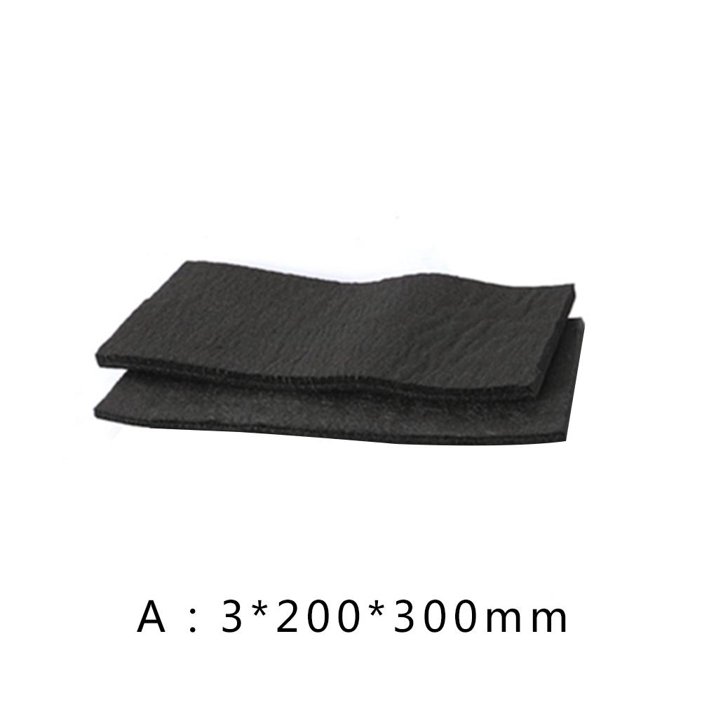 2 Sheets Graphite Carbon Fiber Felt Soft High Temperature Carbon Fiber For Contamination Adsorption Cleaning: 3x200x300mm