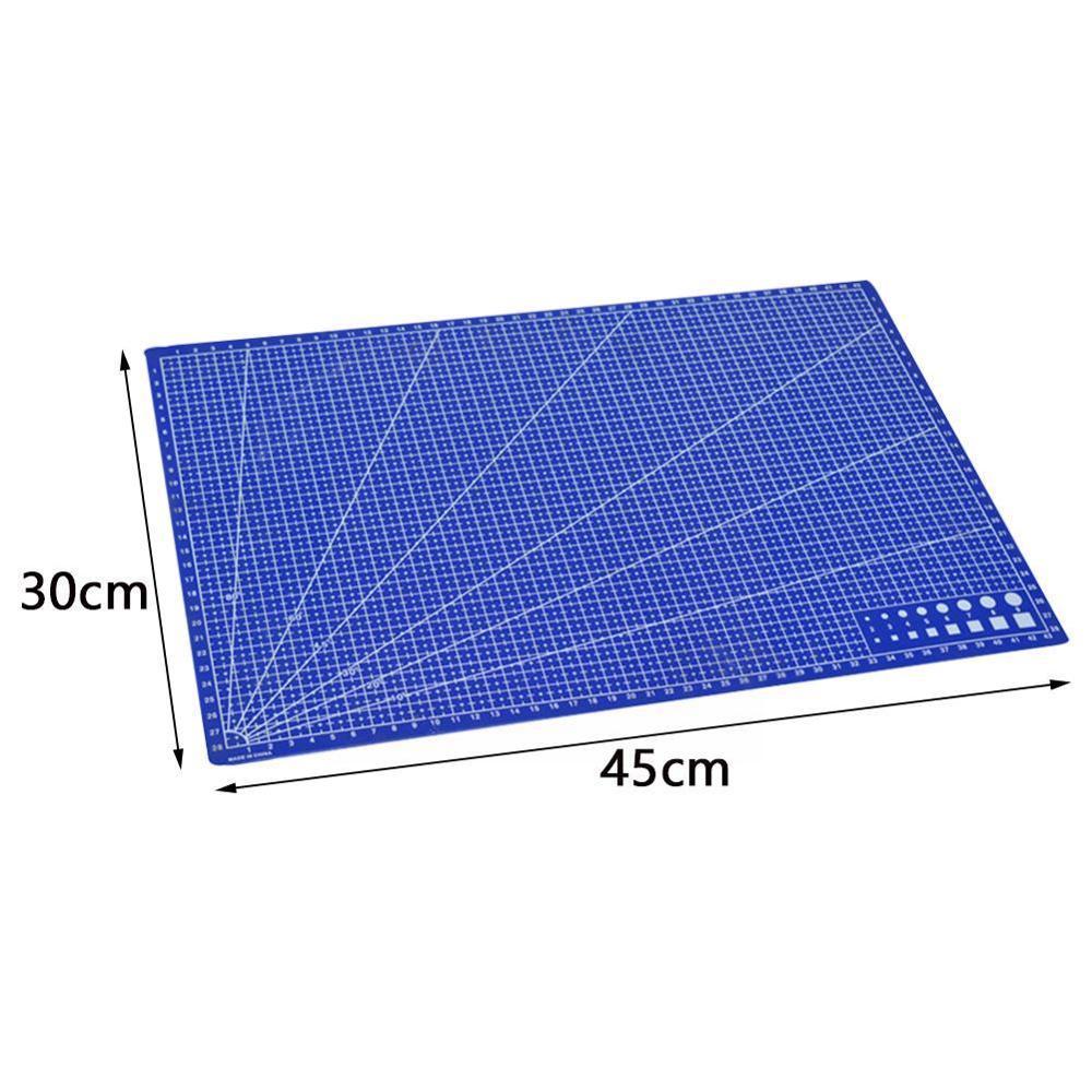 A3 Pvc Sewing Cutting Mats Rectangle Grid Lines Cutting Tools Mat Board Mat Craft Cutting Diy Double-sided Plate V8u2