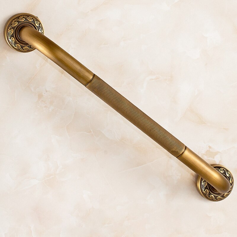 16 Inch Angled Shower Grab Bar, ZUEXT 2 Pack Anti Slip Satin Brushed Nickel Bathroom Grab Bar, Knurled Bathroom Balance Bar,Safety Hand Rail Support Handicap Elderly Injury Senior Assist Bath Handle