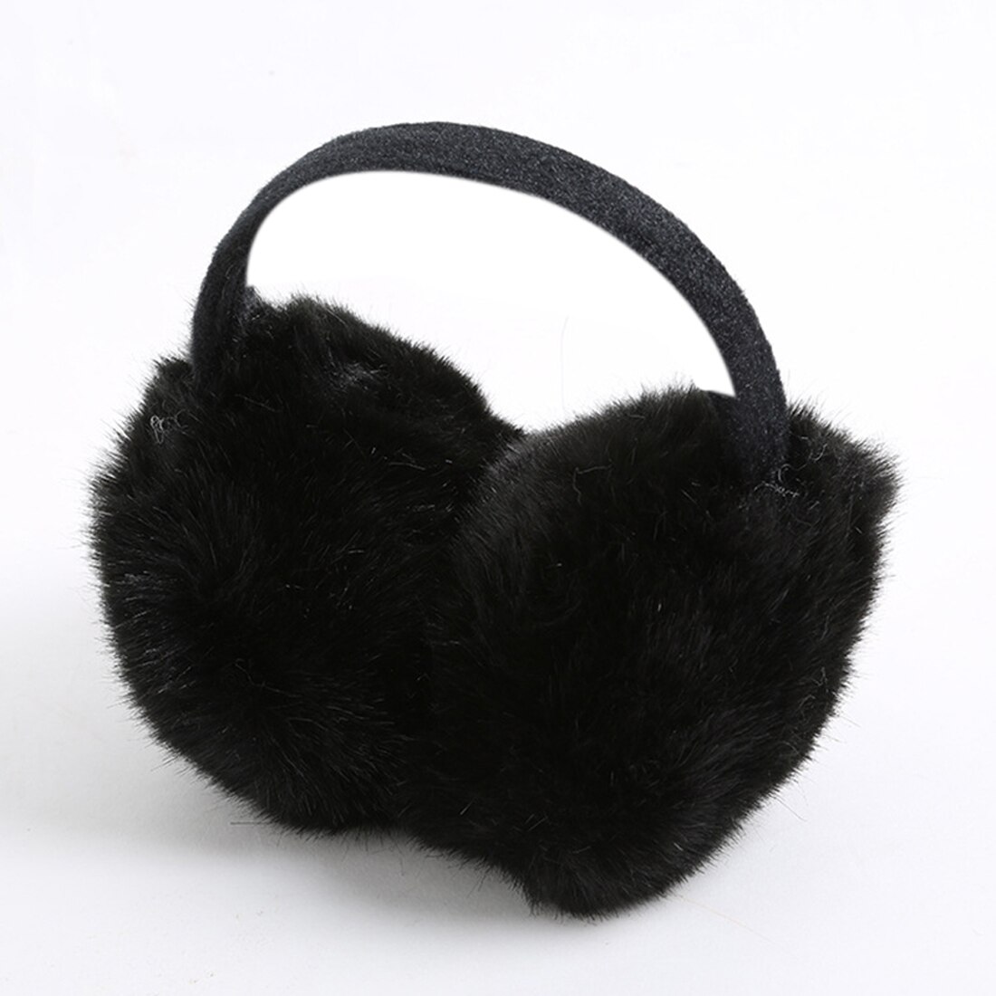 Warmer Plush Furry Panda Ear Earmuffs Cute Hair Band Winter Earmuffs Ear Headband Outdoor Antifreeze Windproof Ear Covers: 1