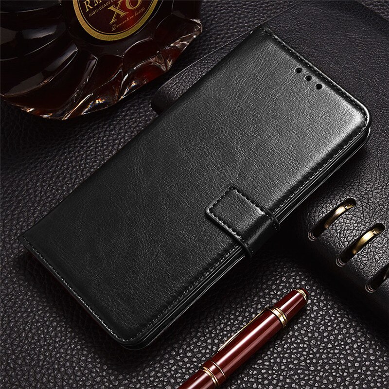 Luxe reliëf 3d bloemenhoesje voor samsung galaxy ace gt -s5830i s5830 pu leren portemonnee flip telefoonhoesje tas volledige achterkant: 0 zwarte