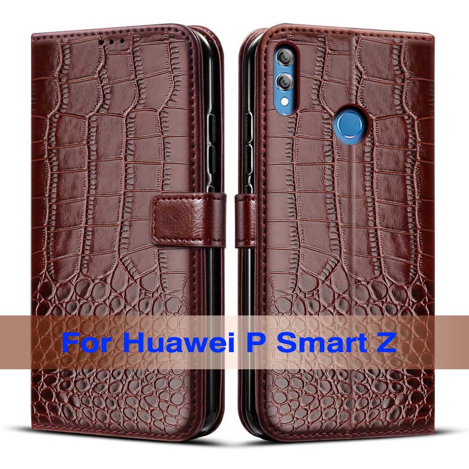 Per Huawei P Smart Z Copertura Della Cassa Magnetica del Silicone Cassa Del Telefono Per Huawei P Smart Z STK-LX1 PSmart Z PSmartZ caso Della Copertura Posteriore: Deep Brown