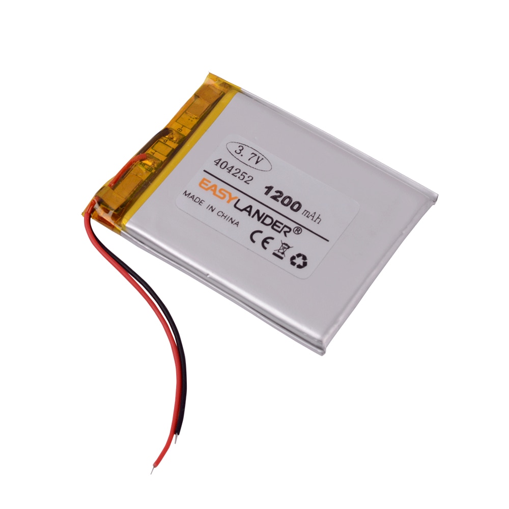 404252 3,7 V 1200mAh Lithium-Polymer-Batterie Für Kobo berühren E-Buchen MP3 MP4 Lampe lautsprecher spielzeug Handy, Mobiltelefon Energie Bank 404050