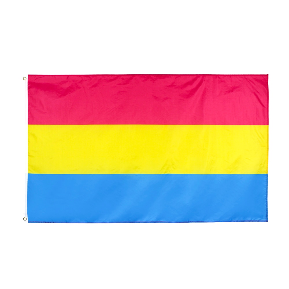 Dropshopping 90 x 150cm omniseksuell lgbt pride pan pansexual flagg