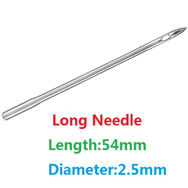 Leather Sewing Awl Hand Stitcher, Needles and Replacement Spools of Thread, Stitching Awl Tool Kit for Leather Fabric Supplies: LongNeedle