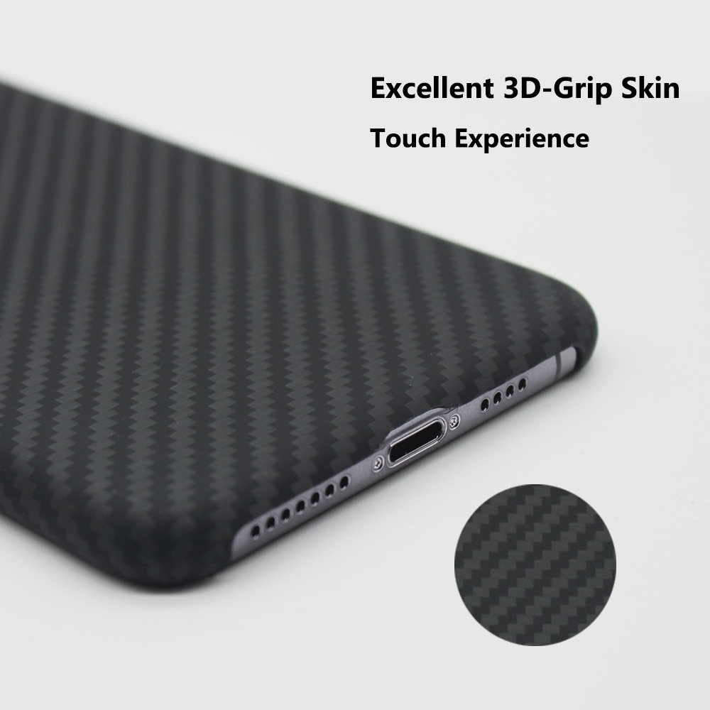Carbon Fiber Case for iPhone X XS Max XR 7 8 Plus 11 Cases Matte Aramid Fiber Ultra Thin Phone Cover for iPhone 11 Pro Max Case