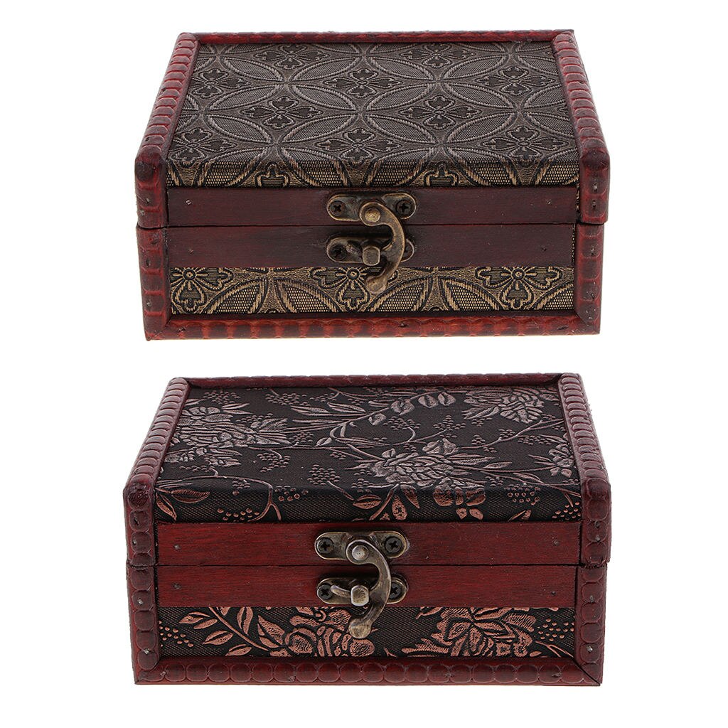 Treasure Box 5.7 inch Treasure Chest for Jewelry Box Home Decorations