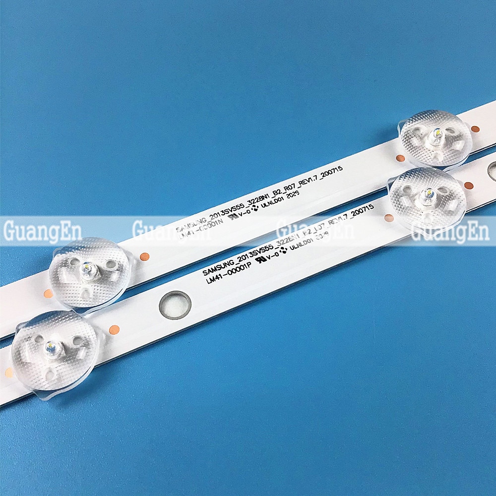 Ledstrip voor samsung 55 " 2013 svs 55 d3ge-550 sma -r1 d3ge-550 smb -r0 un55 h 6203 un55 j 6201 lm41-00001p ue55 h 6203 un55 j 6200 un55 fh 6030