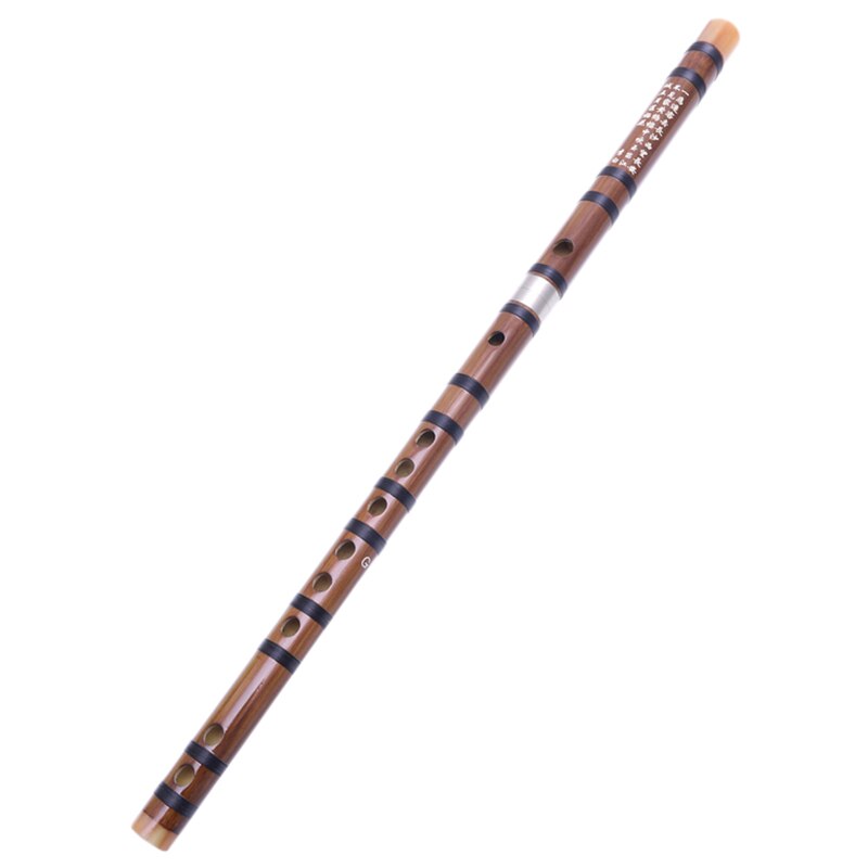 ELOS-Traditional Handmade Pluggable Chinese Woodwind Musical Instrument Bamboo Flute/Dizi in G Key: Default Title