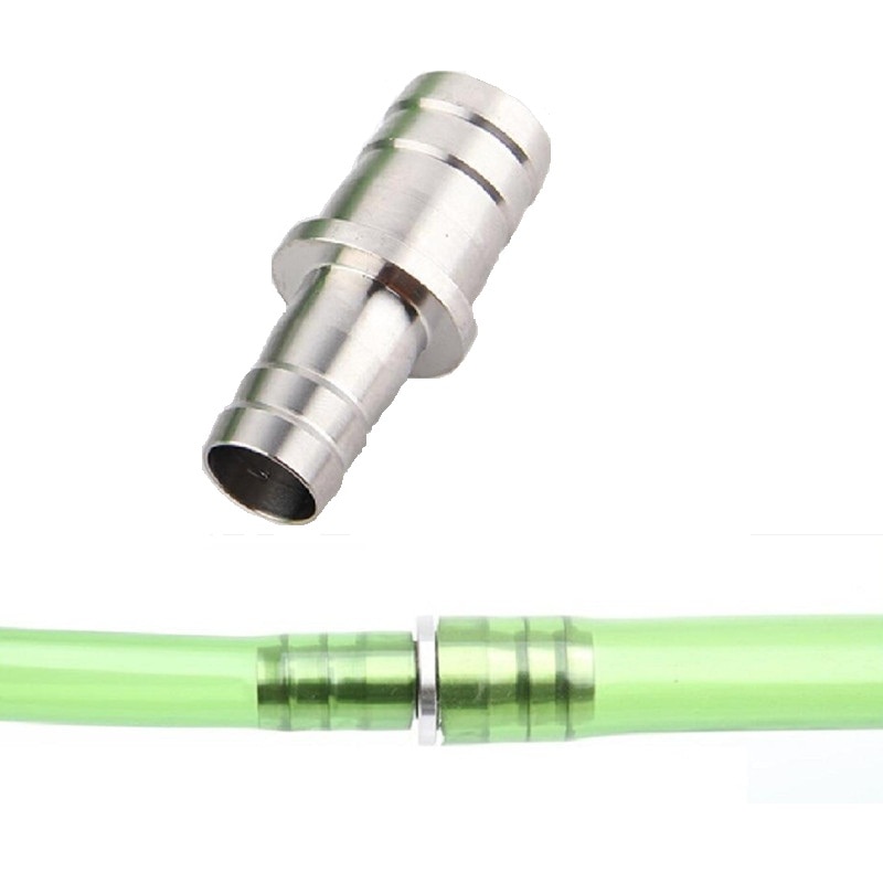 Roestvrijstalen aquarium  co2 luchtslang slangadapter converter 12mm to 16mm aquarium waterleiding connector rechte verbindingsset