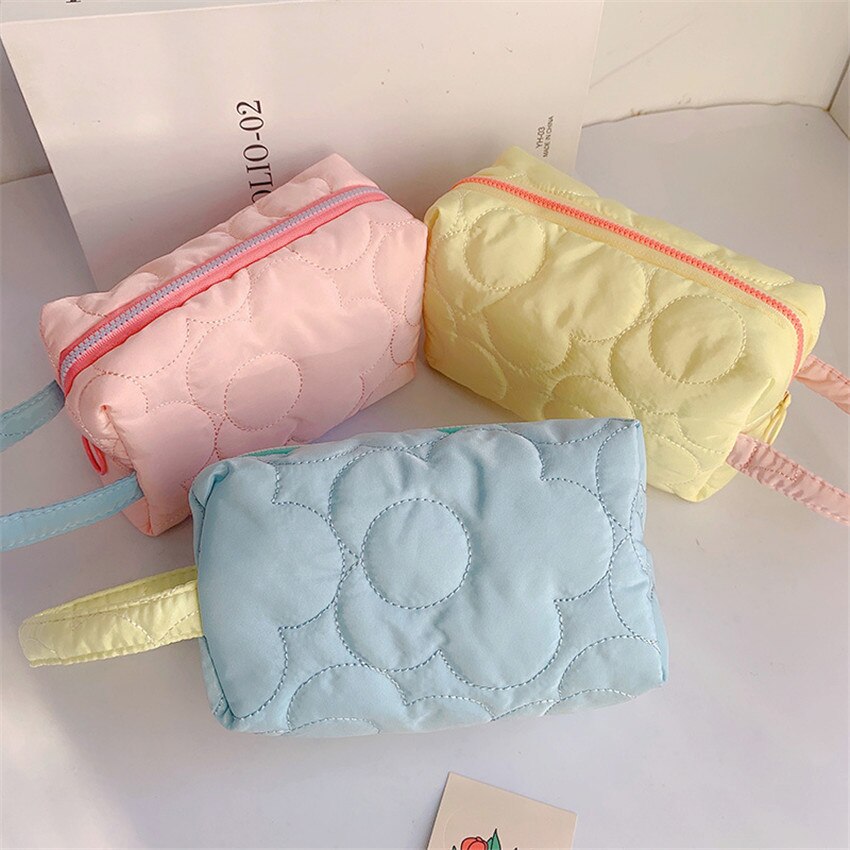 eins Neue Koreanische Stepp Kosmetik Taschen Frauen Große Kapazität Baumwolle machen-hoch Lagerung Tasche Schönheit fallen Für Mädchen