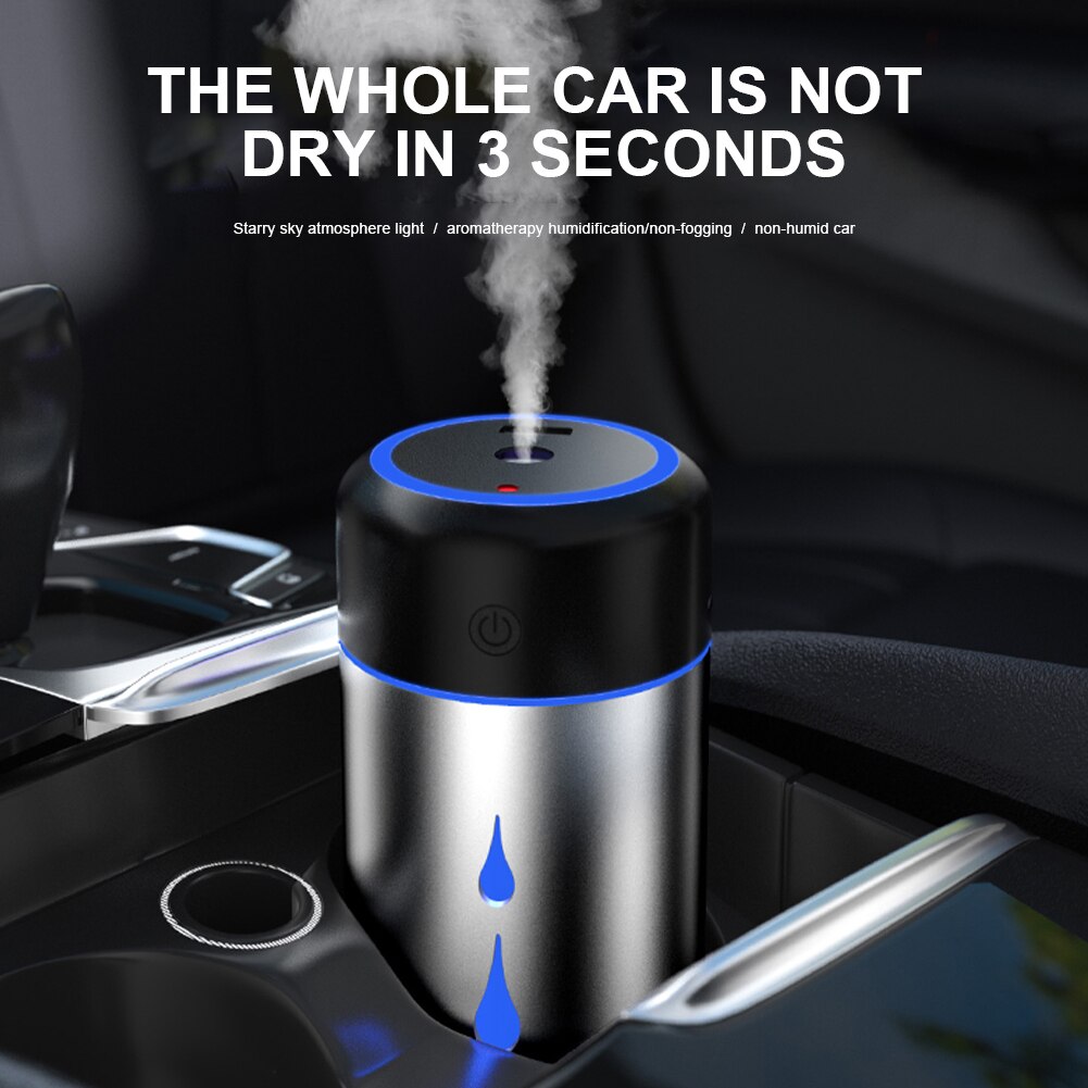 Auto Luchtbevochtiger Luchtreiniger Sterrenhemel Licht Projector Usb Draagbare Luchtbevochtiger Verneveling Essentiële Olie Aromatherapie Diffus