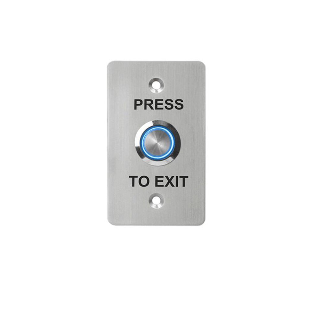 Exit button Metal material Suitable for narrow/wide door frame access control system kit Stainless steel door access: Default Title