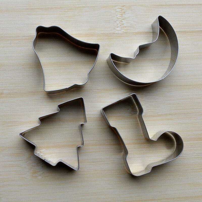 10 stuks kerstdecoratie koekjes uitstekers koekjesmal set fondant taartdecoratie gereedschap roestvrijstalen koekjes uitsteker
