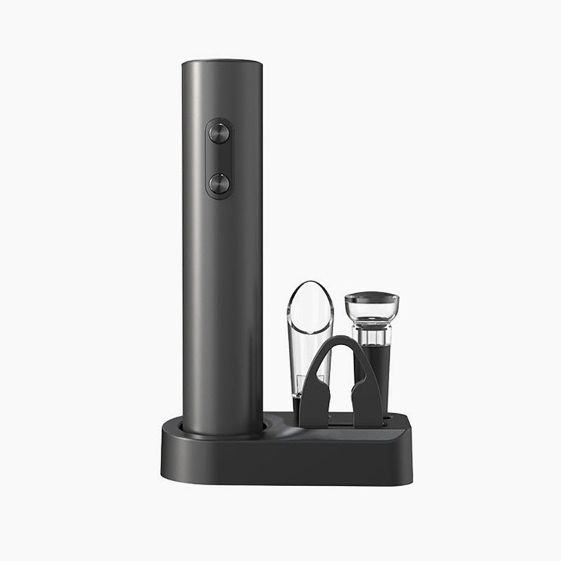 Electric Wine Bottle Opener Automatic Red Wine Corkscrew Charging Base or Battery Powered Wine Tools, Wine Opener for Wine Lover: green