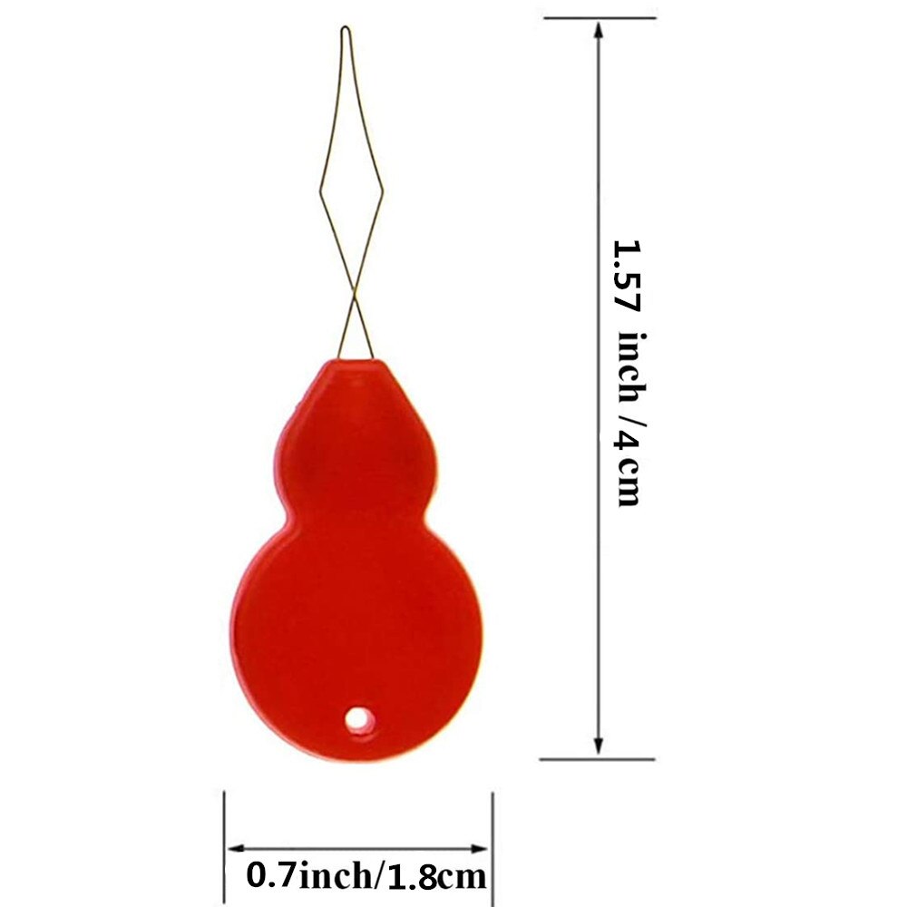 5 stks Plastic Handvat Craft Draad Cutter Tornmesje Stitch Ripper Naald Threader Tool AA7403