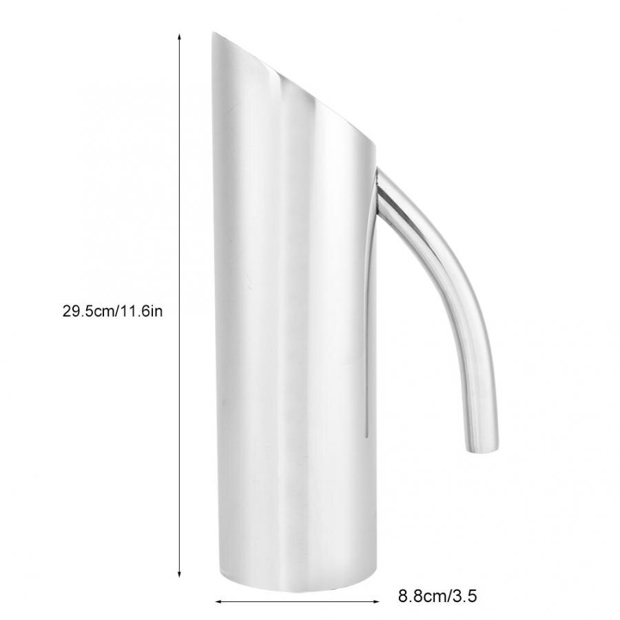 1.6L Large Stainless Steel Water Pitcher Cold Water Bottle Jug Drinks Jar Juice Container for Bar KTV Restaurant: Default Title