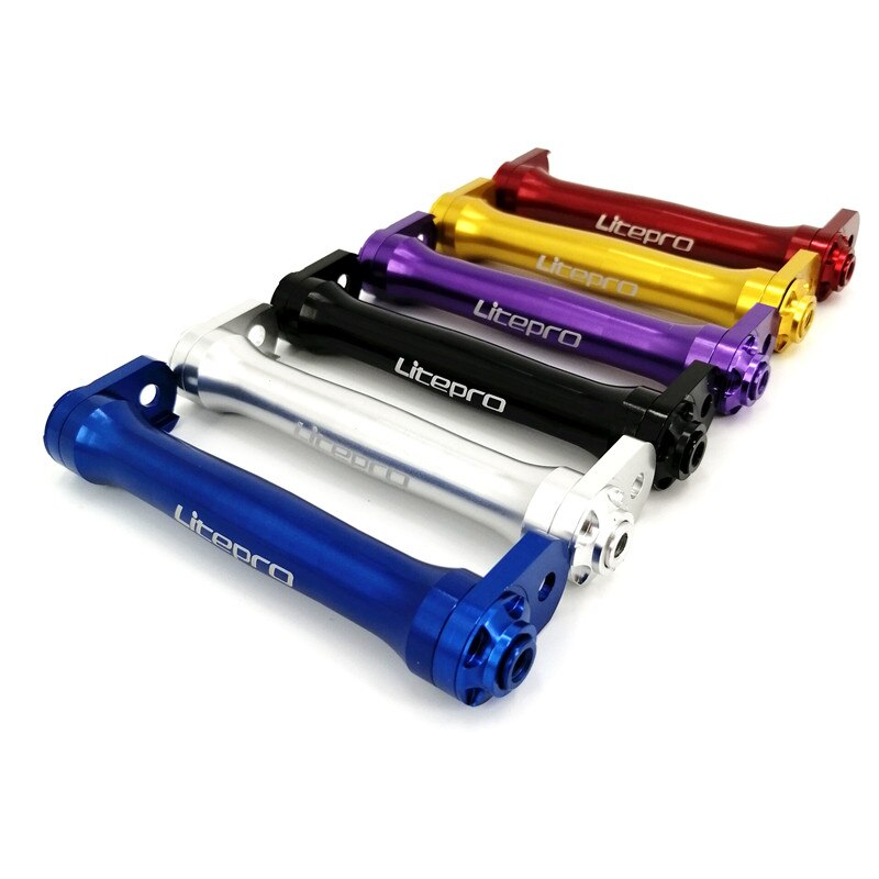 Litepro Easy Wheel Brompton Rear Rack Easywheel Extension Bar Telescopic Rod Folding Bike Accessories