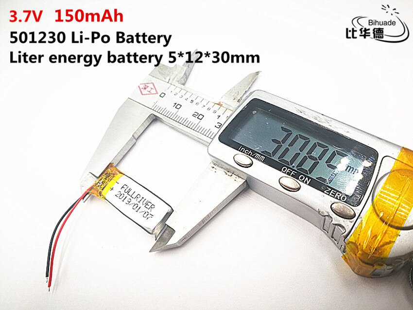 Production of in 051230 501230 150MAH BT150 Bluetooth Headset 3.7V lithium polymer battery 37V