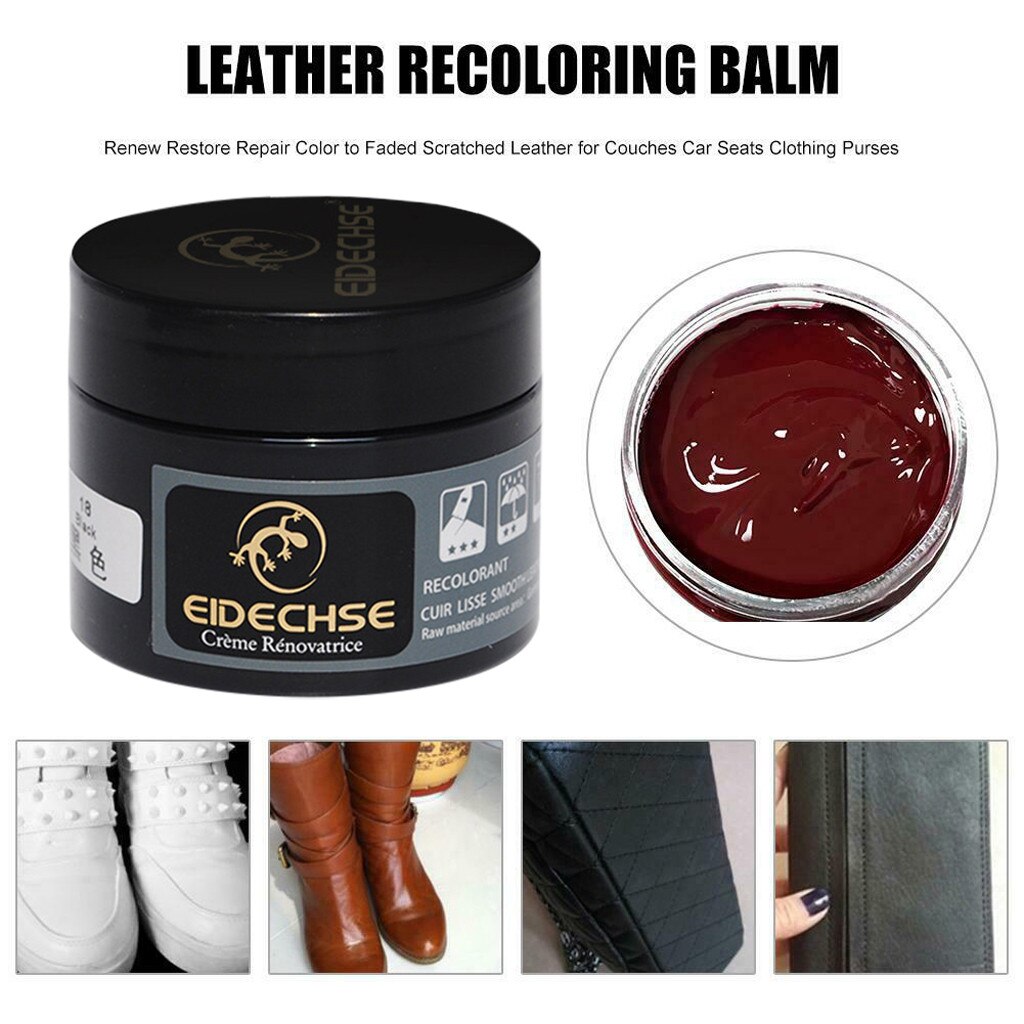 50ml Liquid Leather Repair Kit Auto Complementary Color Paste Car Seat Sofa Scratched Cracks Rips Holes Polish Paint Care #J