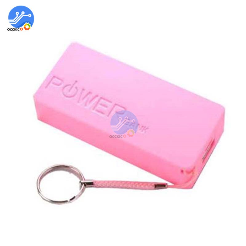 2x 18650 USB Battery Storage Box Case 2 Slot Way DIY Power Bank Battery Charger Clip Holder Container for Phone