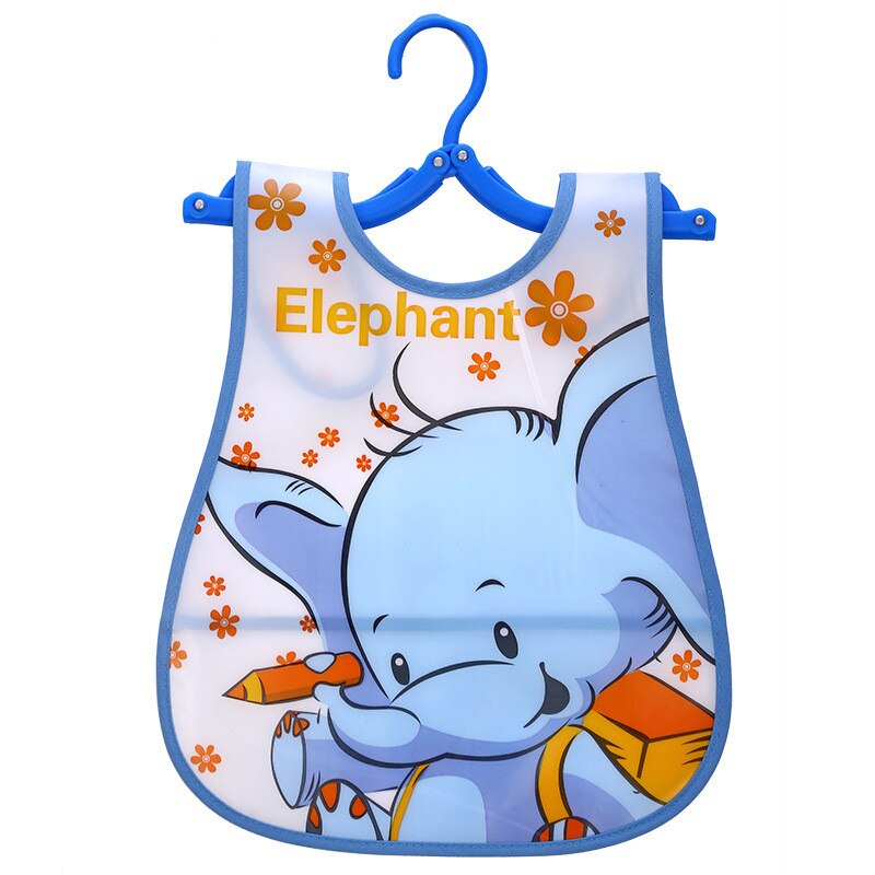 Lente Zomer Waterdicht Baby Slabbetjes Polyester Tpu Coating Voeden Slabbetjes Wasbare Slabbers Met Voedsel Catcher Voor Baby 'S 6-24M: 2