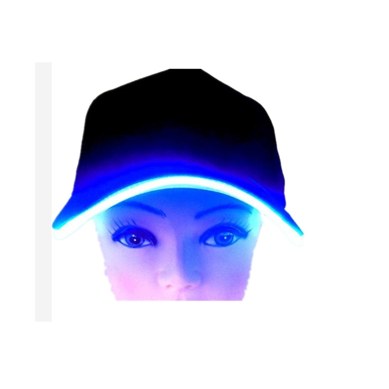 Led fest kasket led lys baseball kasketter lysende fest scene dans hat camping rejser sport hovedbeklædning kostume cosplay hat