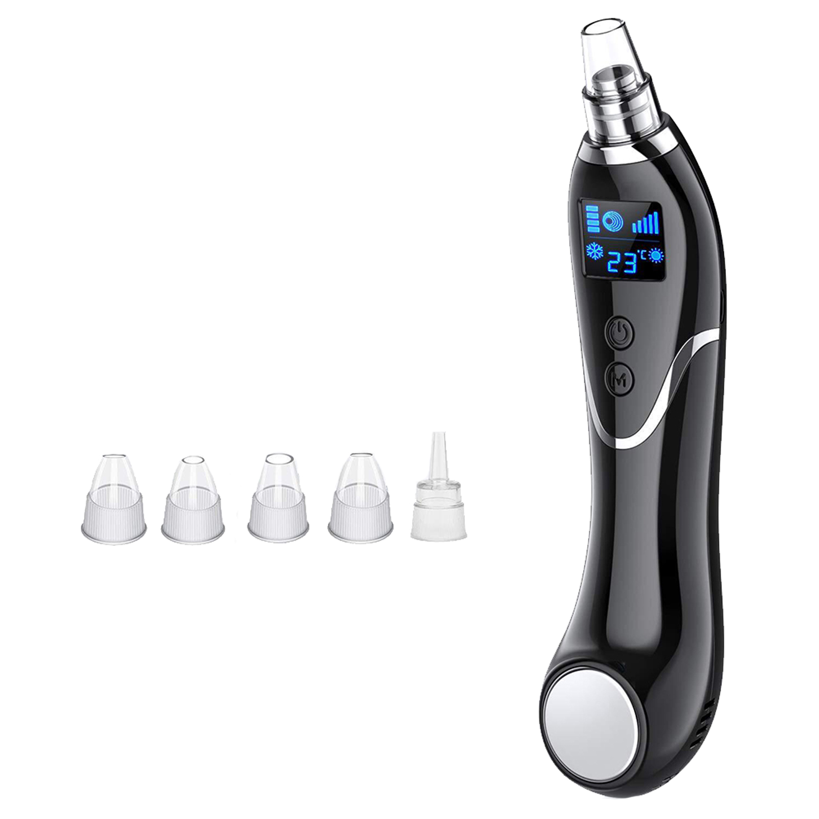 Practical Blackhead Remover Easy Use All Skin Electric Pore Vacuum Cleaner Rechargeable Adjustable Modes Home Beauty Salon