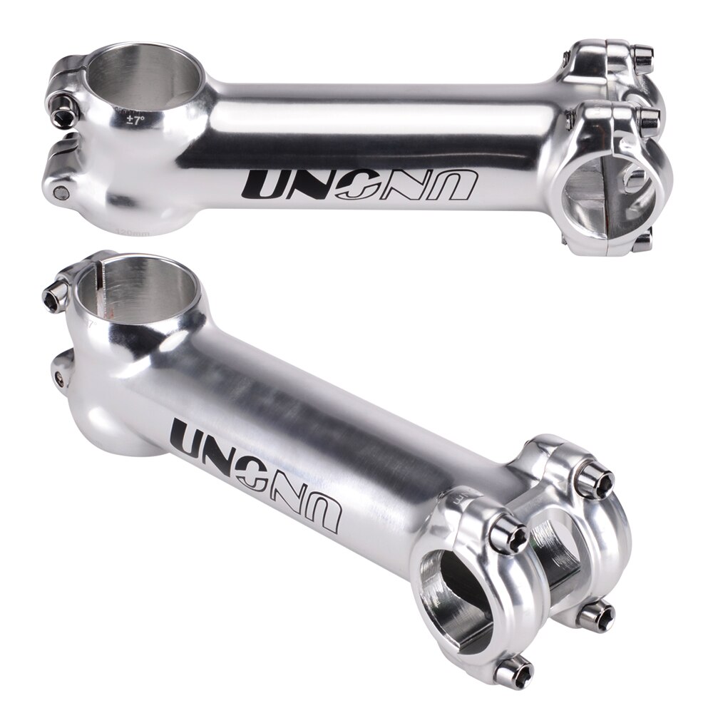 UNO długa łodyga pion Droga rower wspornik kierownicy rowerowej 120/130mm srebrny 25.4 macierzystych 7 stopni MTB moc części robić roweru górskiego