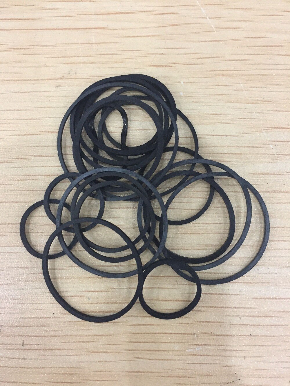 1 zak 20 stks/zak DVD CD VCD Transmissie riem alle size gevouwen lenth 2.5-5.5 cm dikte 1.2mm rubber riem aandrijving riem