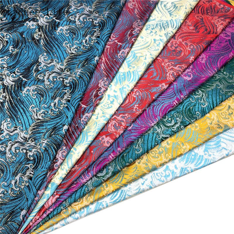 Lychee Life High-density Nylon Brocade Satin Cloth Fabric Cheongsam Tang Costume Sewing Fabric Handicraft Packaging