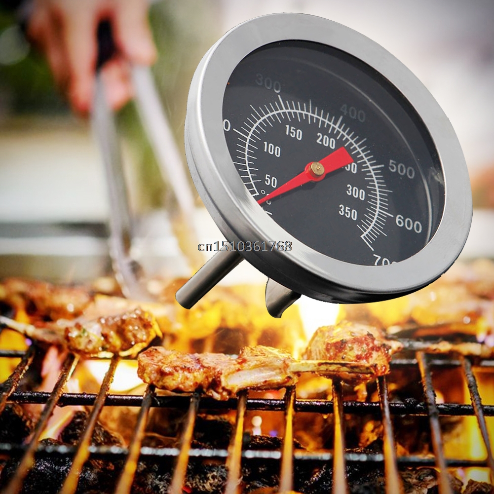 Grill grill termometer temp gauge udendørs grill camping mad kogeværktøj  #y05# #c05#