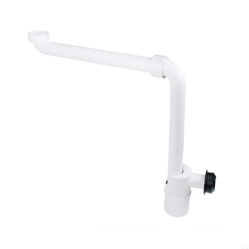 E74E Waschbecken Abfluss fangen Einstellbares Waschbecken Siphon 1/4 -Zoll -Raumsparspülenabfallfalle 1/4 -Zoll