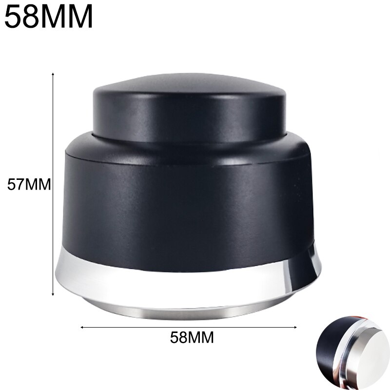 Ekspres do kawy uchwyt filtra uchwyt na kawę podstawa stojak dla 51/53/58mm filtr Barista akcesoria filtry do kawy dystrybutora sabotaż Mat: 58mm F Tamper