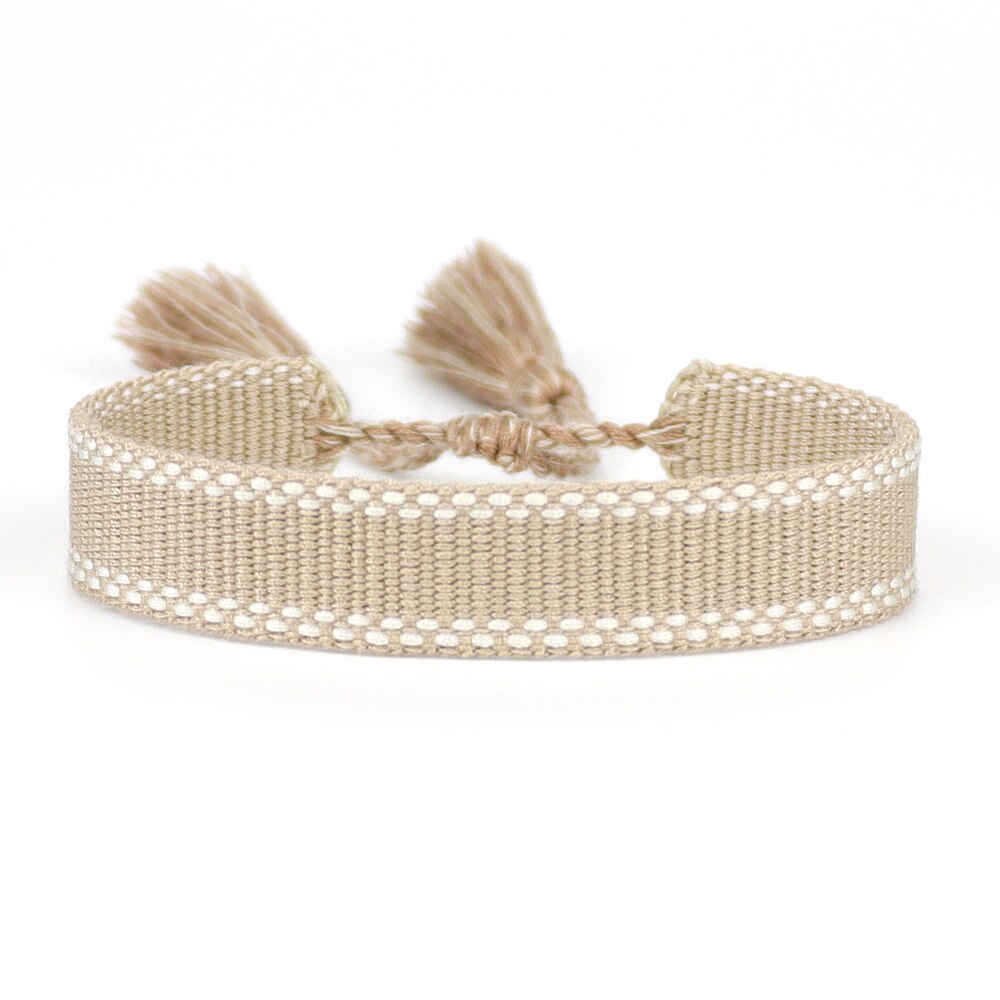 Verstelbare armbanden met polsbandjes, geborduurde armbanden, armbanden met kwastjes, unisex armbanden, vintage geweven armbanden.: 11