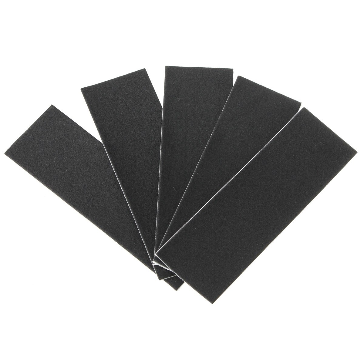 12Pcs 4.33X1.38Inch Zwarte Houten Toets Dek Ongesneden Tape Stickers Zwart Foam Grip Tape Stickers