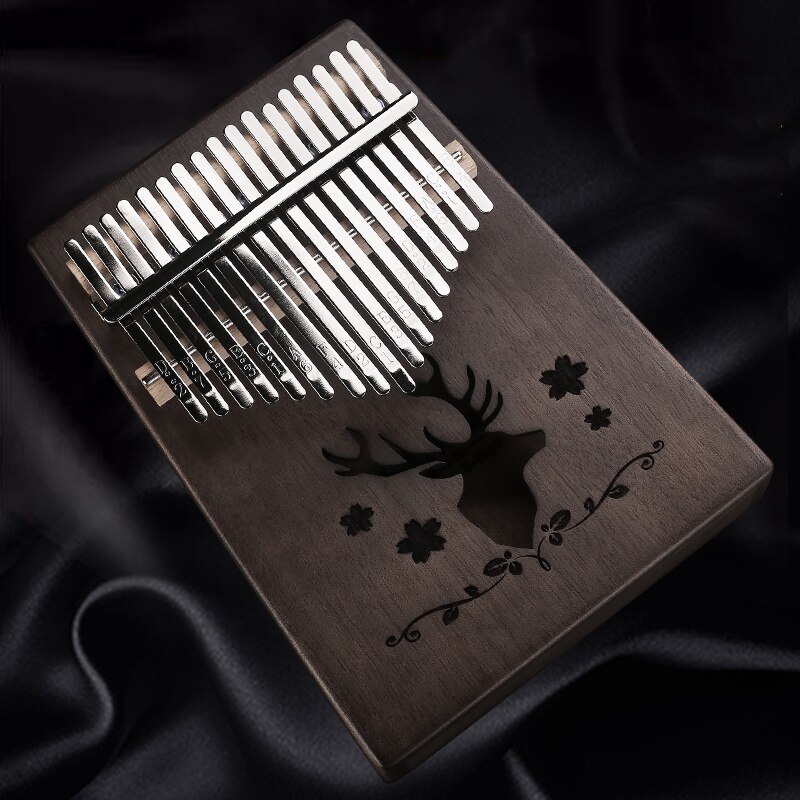 Kalimba 17 Key Mahogany Thumb Piano Mbira Musical Machine Instrument Africa Finger Piano 30 key Instrumento Elk