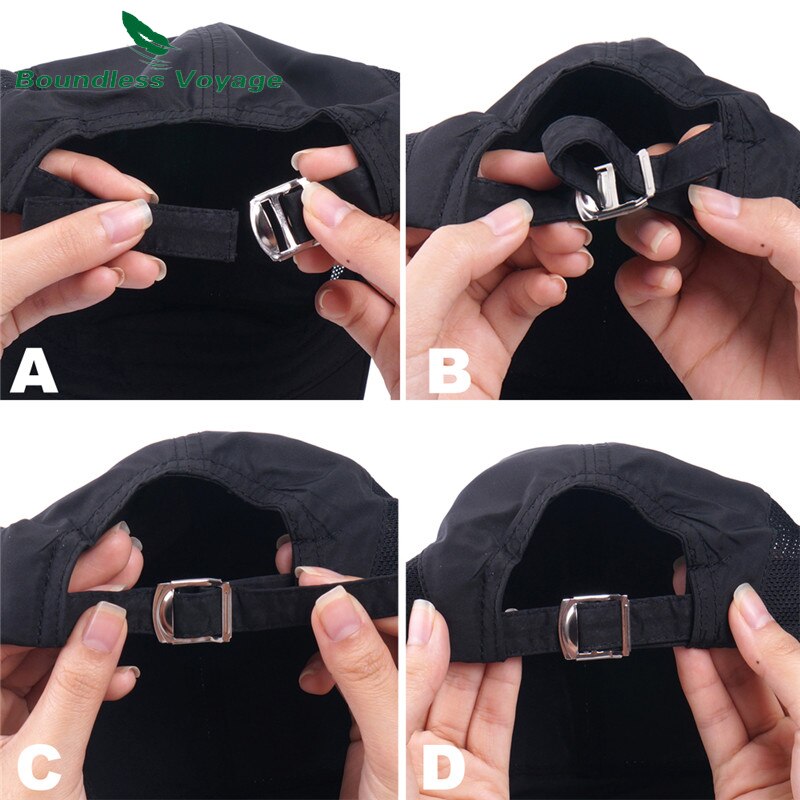 Grenzeloze Voyage Sneldrogende Sport Hoed Lichtgewicht Ademend Zacht Outdoor Run Cap Waterdichte Hoofddeksels BVH06