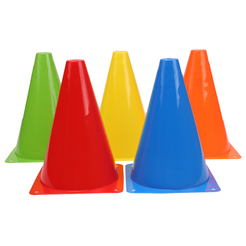 25 uds conos marcadores coloridos conos de entrenamiento de agilidad de fútbol conos marcadores de fútbol precio barato fútbol portátil