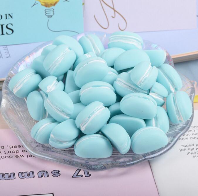 Décorations macarons Kawaii en résine, embellissements pour Scrapbooking, accessoires de bricolage, artisanat, 20 pièces/lot: 01