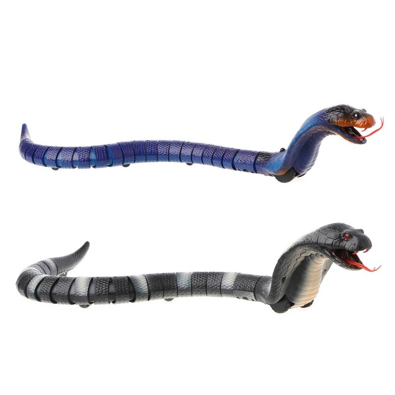 Remote Control Snake Toy Cobra With Retractable Tongue Swinging Tail Doll