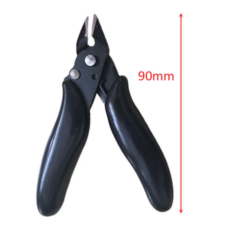 thumbnail image 2 of Electrical Wire Cable Cutter – Flush Pliers – Side Snips – 5 Inch – JUNEFOR – Insulated Handles 2 of 3