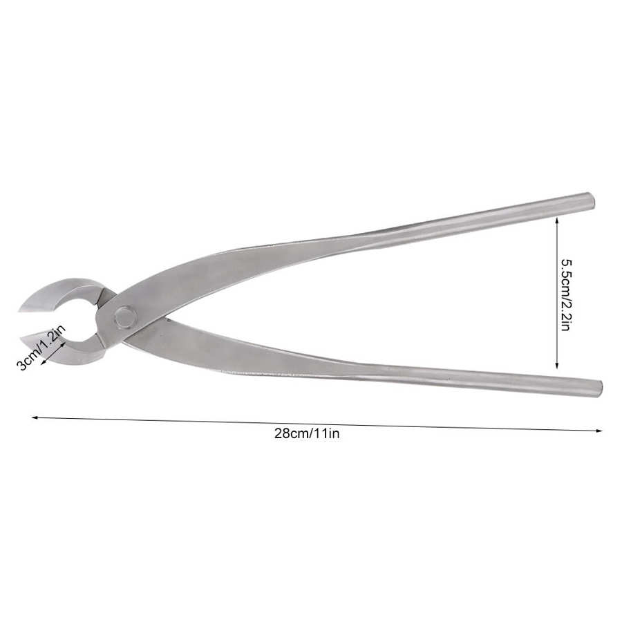 Grafting Tool 28cm Stainless Steel Branch Cutter Concave Cutter Bonsai Tools Garden Pruning Shears Garden Hand Tool