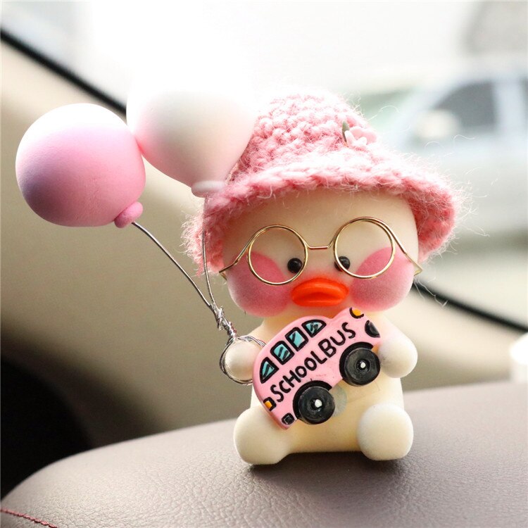 Creatieve Auto-interieur Luchtuitlaat Clip Leuke Eend Auto Decoratie Auto Vrouwelijke Airconditioning Aromatherapie Clip Auto Decoratie: 2