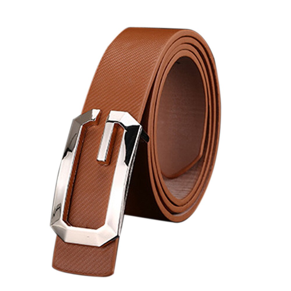 Women Men Belts Cool Casual PU Leather Thin Belt Skinny Slender Waistband Unisex Black Brown Belts#5$: B